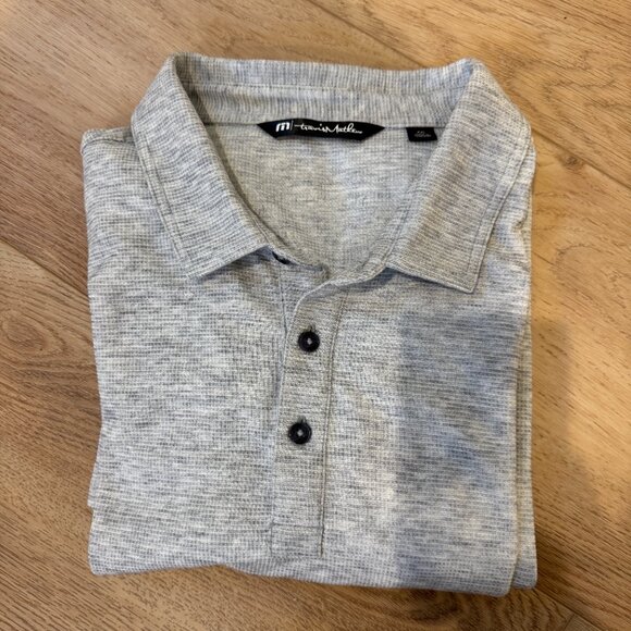 Travis Mathew Long Sleeve Performance Polo Gray XXL - Picture 13 of 13